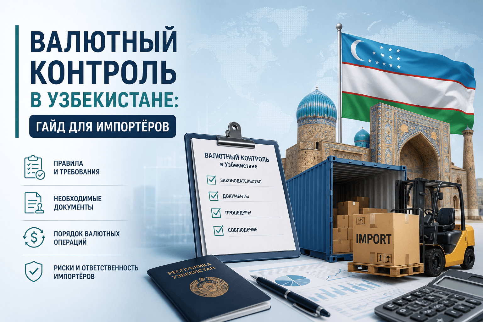 Валютный контроль в Узбекистане: гайд для импортёров