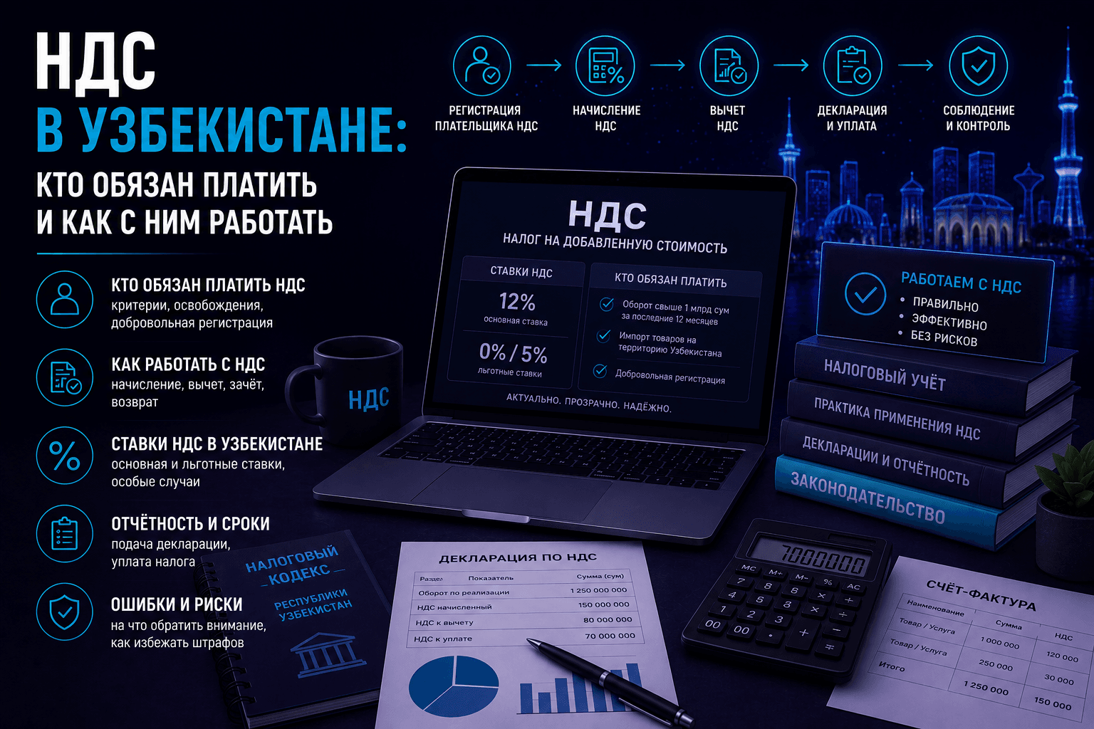 НДС в Узбекистане: кто обязан платить и как с ним работать