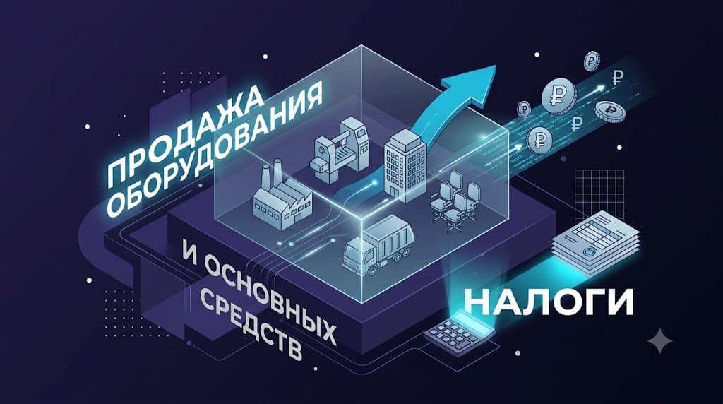 Продажа оборудования и основных средств: налоги