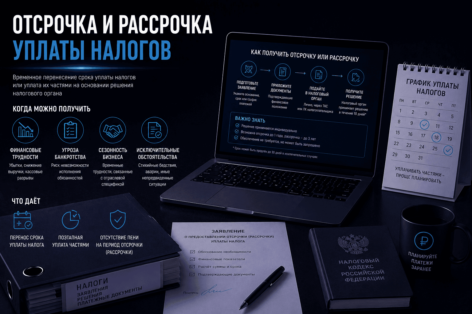 Отсрочка и рассрочка уплаты налогов