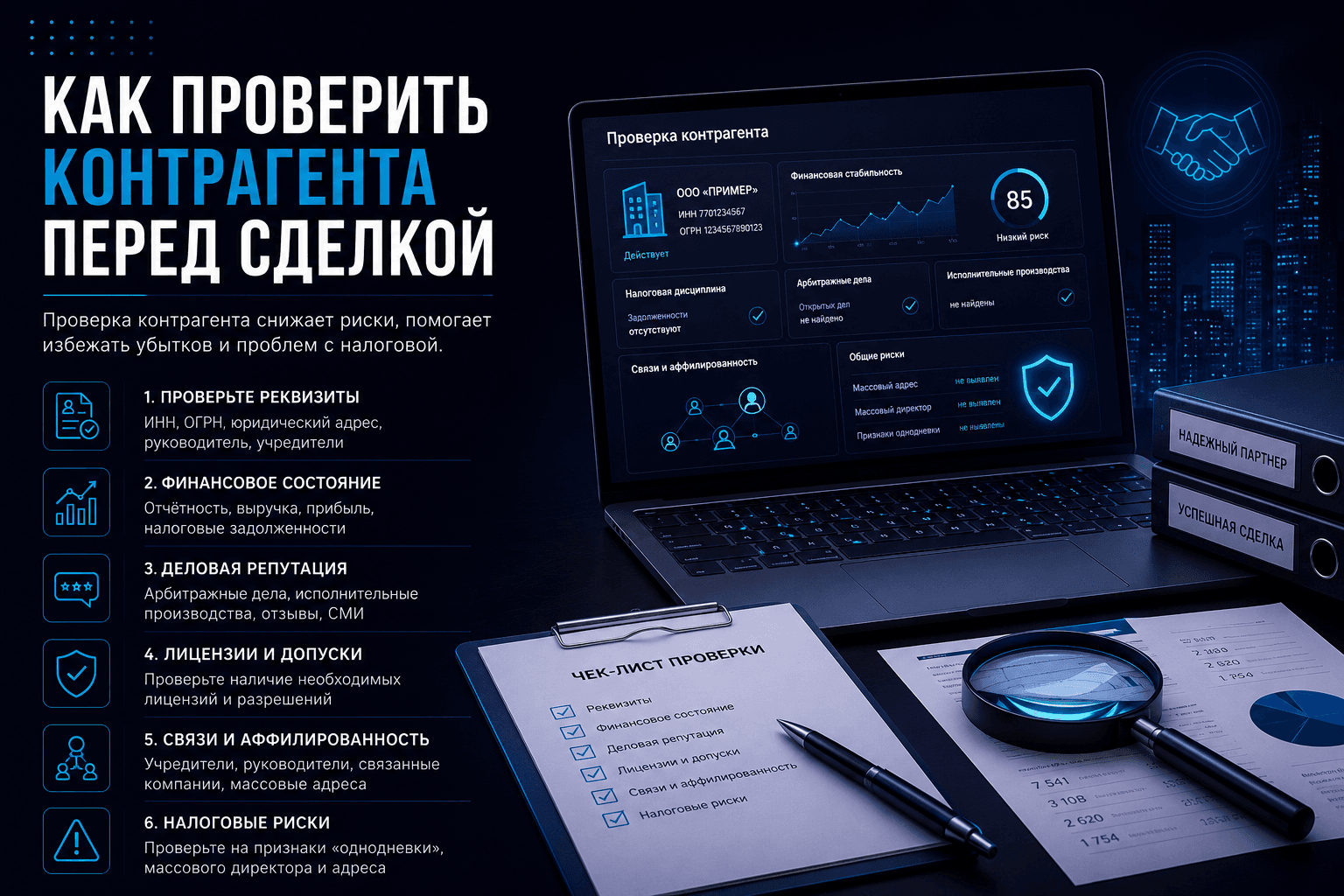 Как проверить контрагента перед сделкой