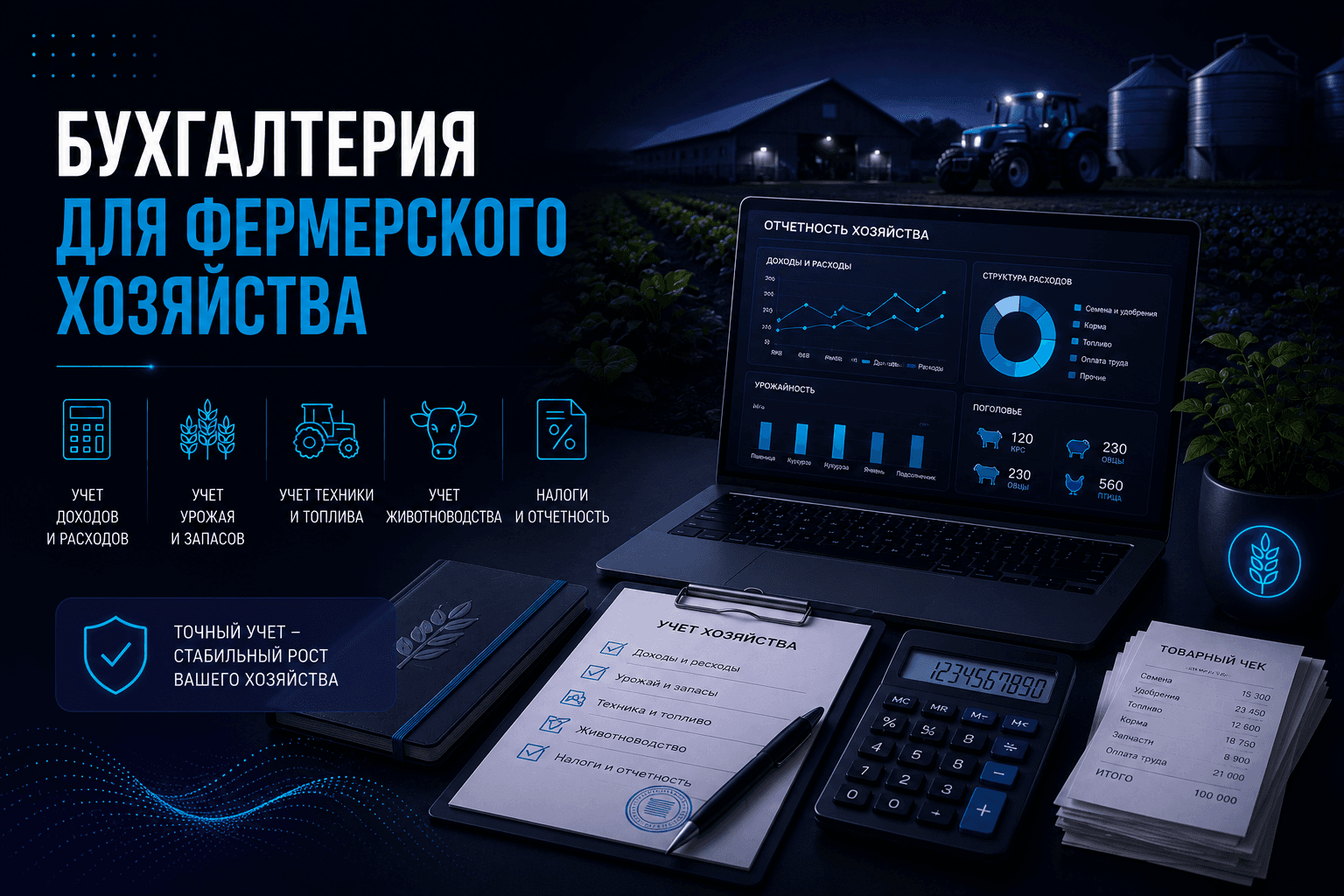 Бухгалтерия для фермерского хозяйства