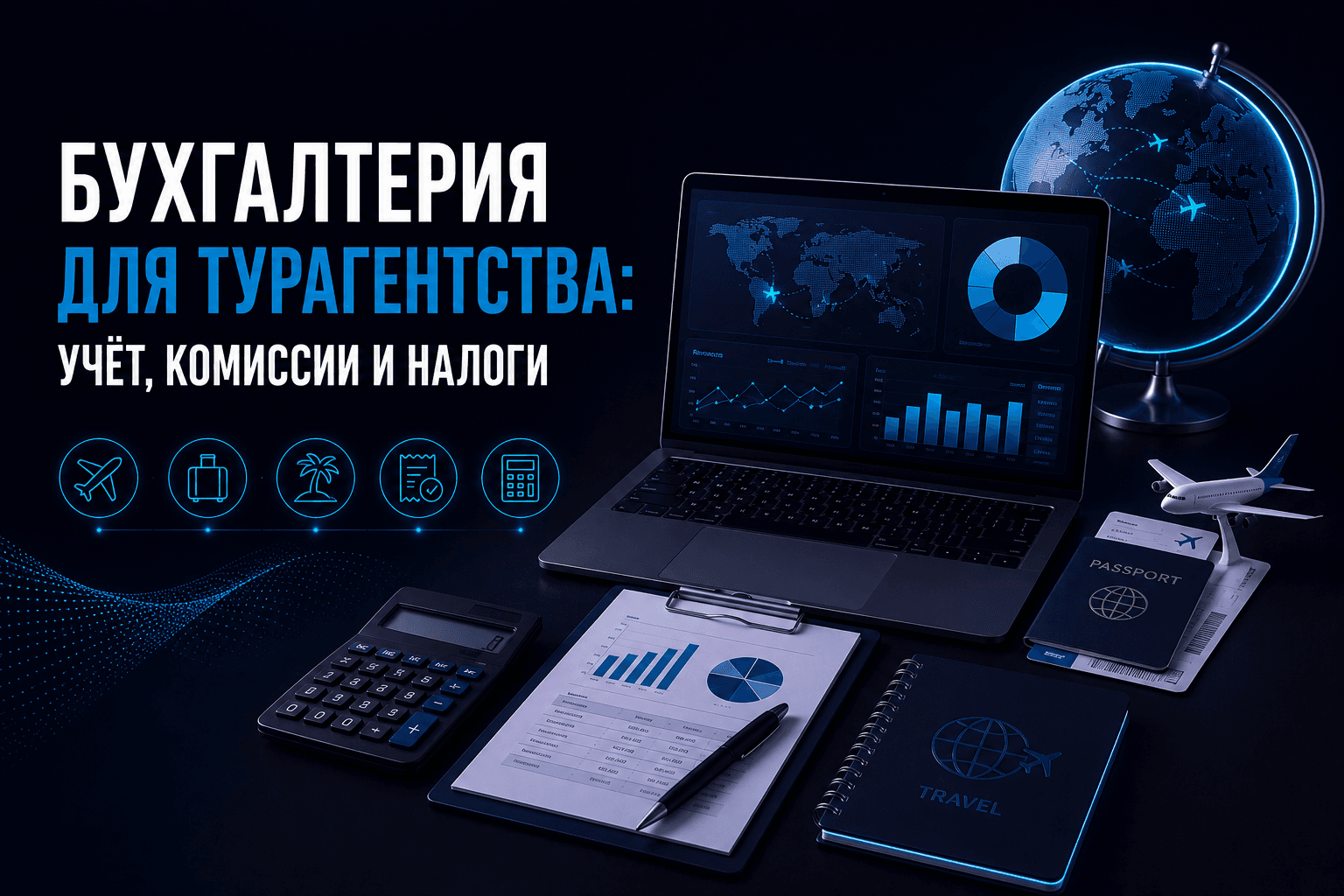 Бухгалтерия для турагентства: учёт, комиссии и налоги