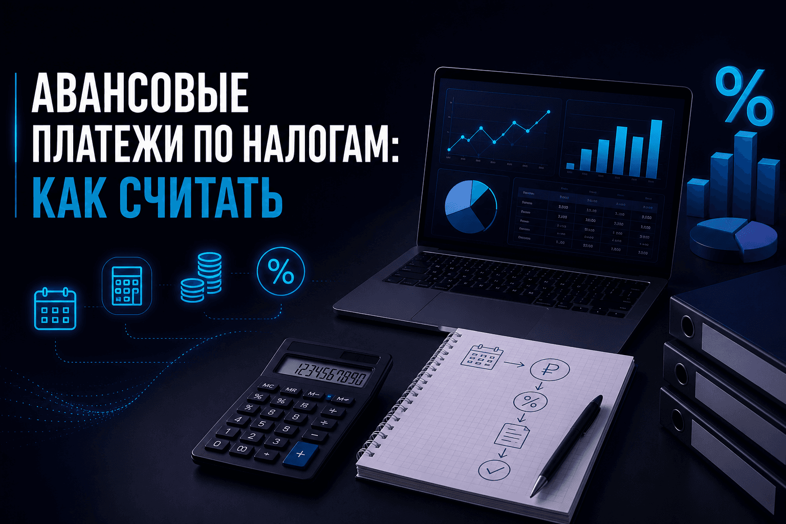 Авансовые платежи по налогам: как считать